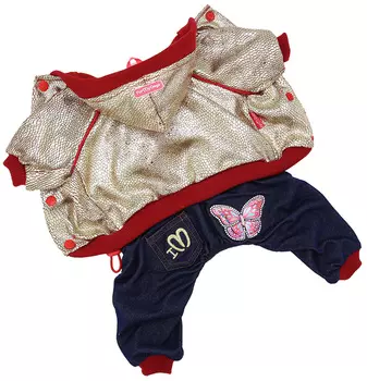 For My Dogs костюм для собак трикотаж красный/золото 405ss-2019 (8)