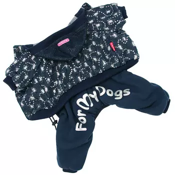For My Dogs костюм для собак утепленный джинс синий Fw909-2020 (18)