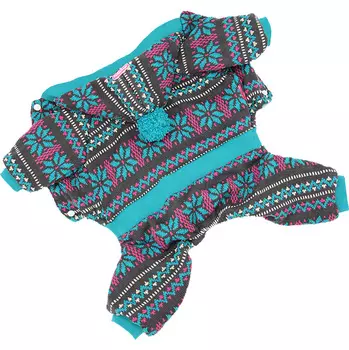 For My Dogs костюм для собак утепленный Сканди голубой Fw635-2018 (12)