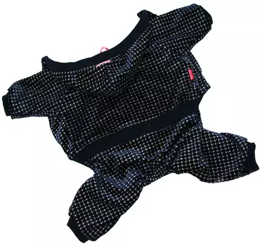 For My Dogs костюм для собак утепленный велюр синий Fw913-2020 (14)