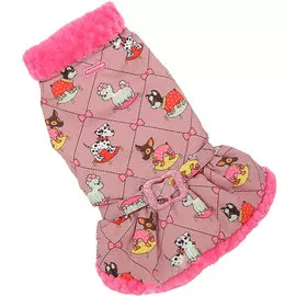 For My Dogs пальто для собак розовое для девочек Fw623-2018 F (18)