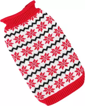 For My Dogs свитер для собак красно/белый Fw661-2018 (8-10)