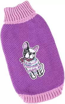 For My Dogs свитер для собак Мой друг фиолетовый Fw662-2018 V (16-18)