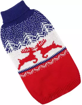 For My Dogs свитер для собак Олени красно/синий Fw826-2019 B/Red (8-10)