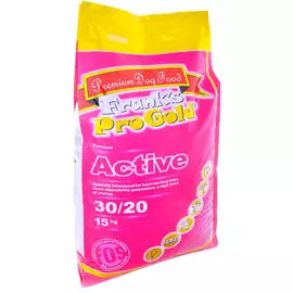 Frank's Progold Dog Adult Active Заряд бодрости для активных и рабочих взрослых собак всех пород с курицей (15 кг)