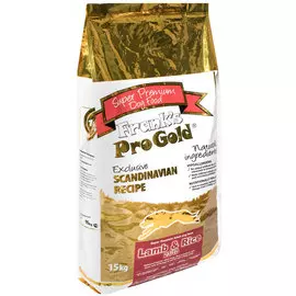 Frank's Progold Dog Adult для взрослых собак всех пород с чувствительным пищеварением с ягненком и рисом (15 кг)