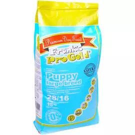 Frank's Progold Puppy Large Breed для щенков крупных пород с курицей по-королевски (15 кг)