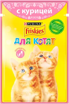 Friskies для котят с курицей в подливе (85 гр х 24 шт)