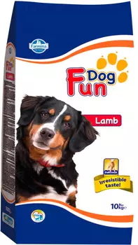 Fun Dog Adult Lamb для взрослых собак всех пород с ягненком (10 кг)