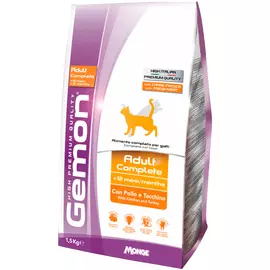 Gemon Cat Adult для взрослых кошек с курицей и индейкой (0,4 кг)