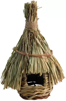 Гнездо для птиц Triol Pt6705 с мелкой соломенной крышей (1 шт)
