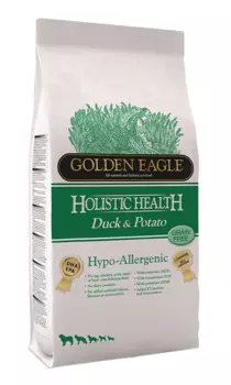 Golden Eagle Holistic Health Dog Adult Hypoallergenic Duck &amp; Potato беззерновой для взрослых собак при аллергии с уткой и картофелем (10 кг)