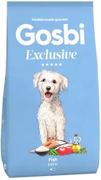 Gosbi Exclusive Adult Mini Fish для взрослых собак маленьких пород с рыбой (2 кг)