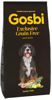 Gosbi Exclusive Grain Free Junior Fish беззерновой для щенков средних и крупных пород с рыбой (12 кг)