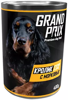 Grand Prix для собак с кроликом и морковью в соусе (400 гр)