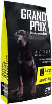 Grand Prix Large Junior для щенков крупных пород с курицей (12 кг)