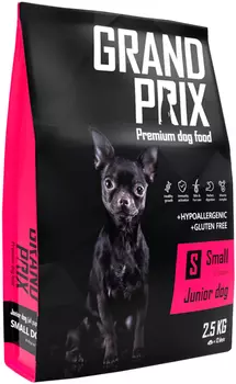 Grand Prix Small Junior для щенков маленьких пород с курицей (2,5 кг)