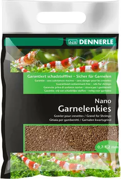Грунт для аквариума Dennerle Nano Garnelenkies Borneo brown коричневый 0,7 – 1,2 мм 2 кг (1 шт)