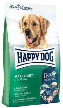 Happy Dog Supreme Fit &amp; Vital Adult Maxi для взрослых собак крупных пород (14 кг)
