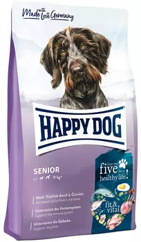 Happy Dog Supreme Fit &amp; Vital Senior для пожилых собак средних и крупных пород (12 кг)