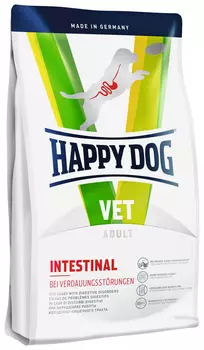 Happy Dog Vet Intestinal для взрослых собак при заболеваниях желудочно-кишечного тракта (4 кг)