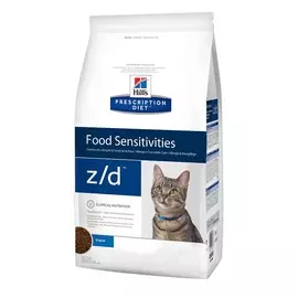 Hill's Prescription Diet Z/d для взрослых кошек при пищевых аллергиях (2 кг)