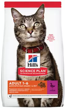 Hill’s Science Plan Adult Duck для взрослых кошек с уткой (3 + 3 кг)