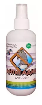 химола антигадин – Отучающее средство для собак (150 мл)