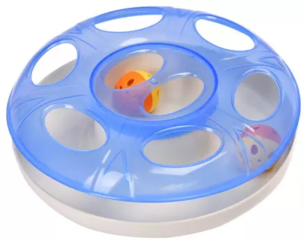 Игрушка для кошек Georplast Ufo с шариками пластик 25 см (1 шт)