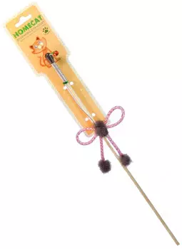 Игрушка для кошек Homecat дразнилка Бантик из пружинки с норкой (1 шт)