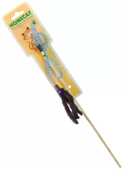 Игрушка для кошек Homecat дразнилка Пальма из норки на пружине (1 шт)