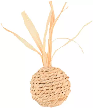 Игрушка для кошек Triol Natural Мяч из кукурузных листьев 4 см 9 см уп. 2 шт (1 уп)