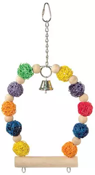 Игрушка для птиц Triol Качели с шариками (1 шт)