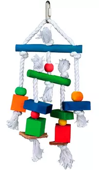 Игрушка для птиц Trixie дерево верёвка 24 см (1 шт)