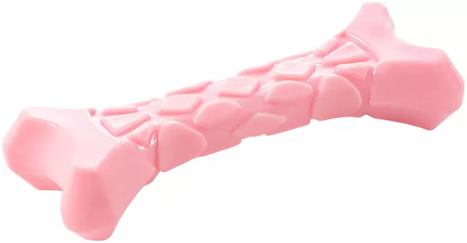 Игрушка для щенков Triol Puppy Косточка розовая термопластичная резина 10,5 см (1 шт)