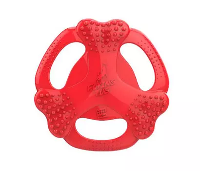 Игрушка для собак Флаинг Таг особо прочная красная 25 см GiGwi Flying Tug (1 шт)