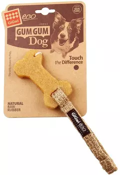 Игрушка для собак GiGwi Gum Gum Dog Кость 11 см (1 шт)