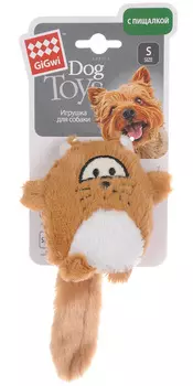 Игрушка для собак GiGwi Лиса с большой пищалкой 18 см (1 шт)