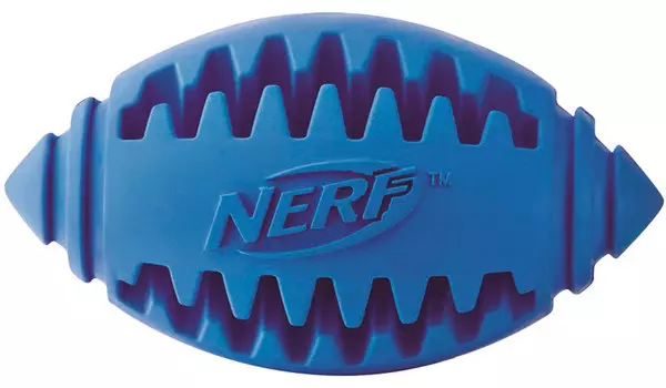 Игрушка для собак Nerf Мяч для регби рифленый 10 см (1 шт)