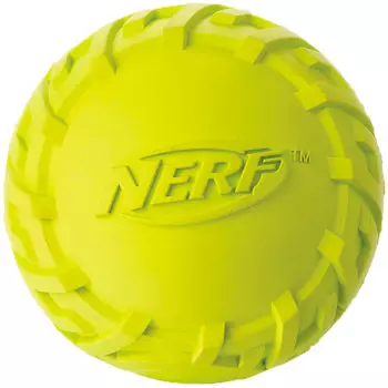 Игрушка для собак Nerf Шина Мяч резиновый с пищалкой 7,5 см (1 шт)