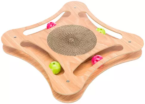 Игрушка трек с картонной когтеточкой Trixie 35 х 4 х 35 см (1 шт)