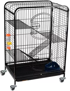 Клетка для грызунов Triol C2-1 черная 64 х 43,5 х 92,5 см (1 шт)