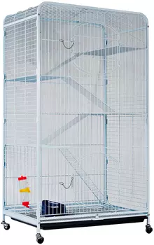 Клетка для грызунов Triol C4-1w белая 79 х 52,5 х 140 см (1 шт)