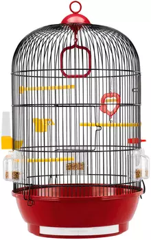 Клетка для птиц Ferplast Diva черная 40 х 65 см (1 шт)