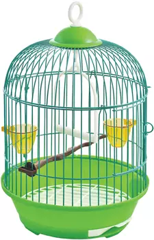 Клетка для птиц Triol 23a круглая эмаль 23 х 37,5 см (1 шт)