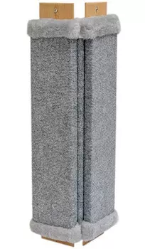 Когтеточка Дарэлл Угловая серый ковролин с пропиткой 57 х 24 х 2 см (1 шт)