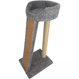 Когтеточка Хюльси Пушок ковролин серая (1 шт)