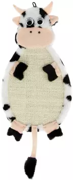 Когтеточка Коровка подвесная Зооник ткань сизалевая 53 х 29 х 3 см (1 шт)