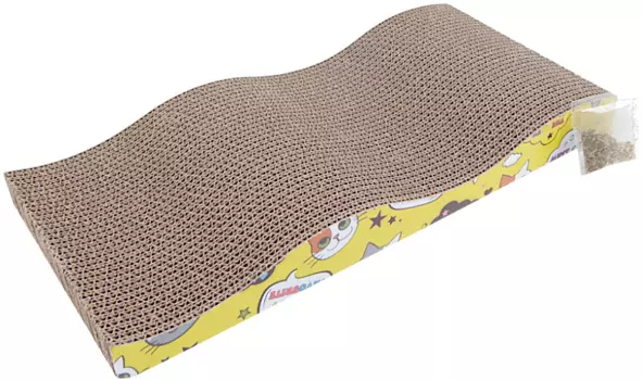 Когтеточка коврик Pet Choice картонная с кошачьей мятой 45 х 21 х 5,5 см (1 шт)