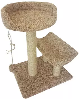 Когтеточка Кука Пушок ковролин бежевая (1 шт)